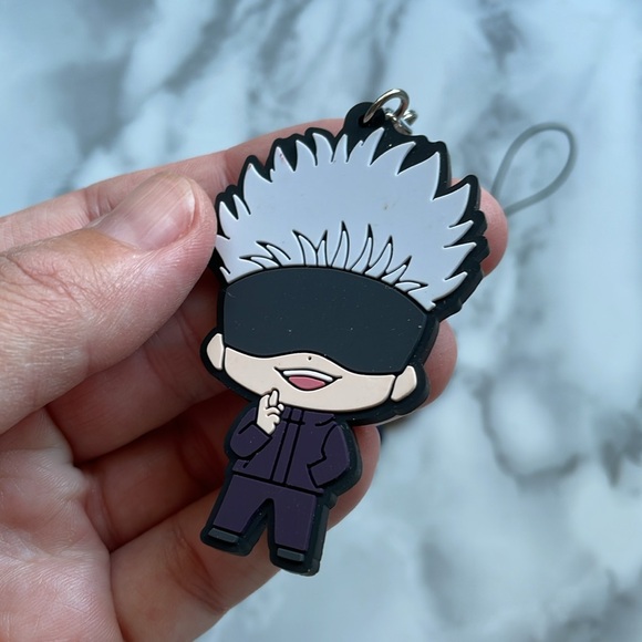 Jujutsu Kaisen  - Rubber strap keychain set - Gojo and Itadori - Picture 2 of 4